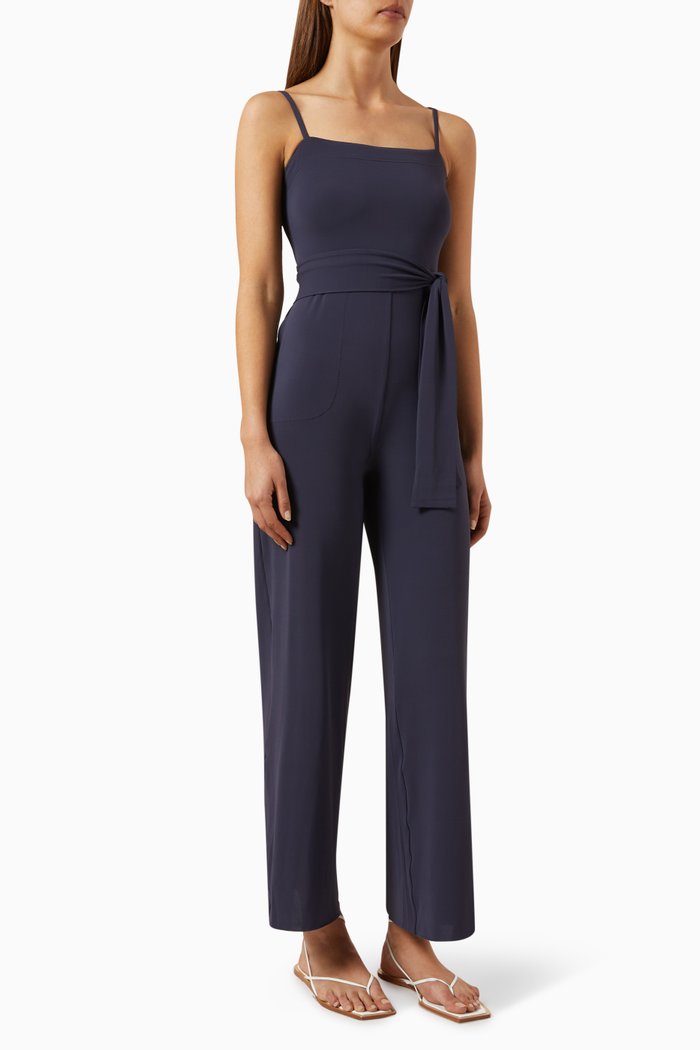 

Alba Jumpsuit in Stretch Jersey, Blue