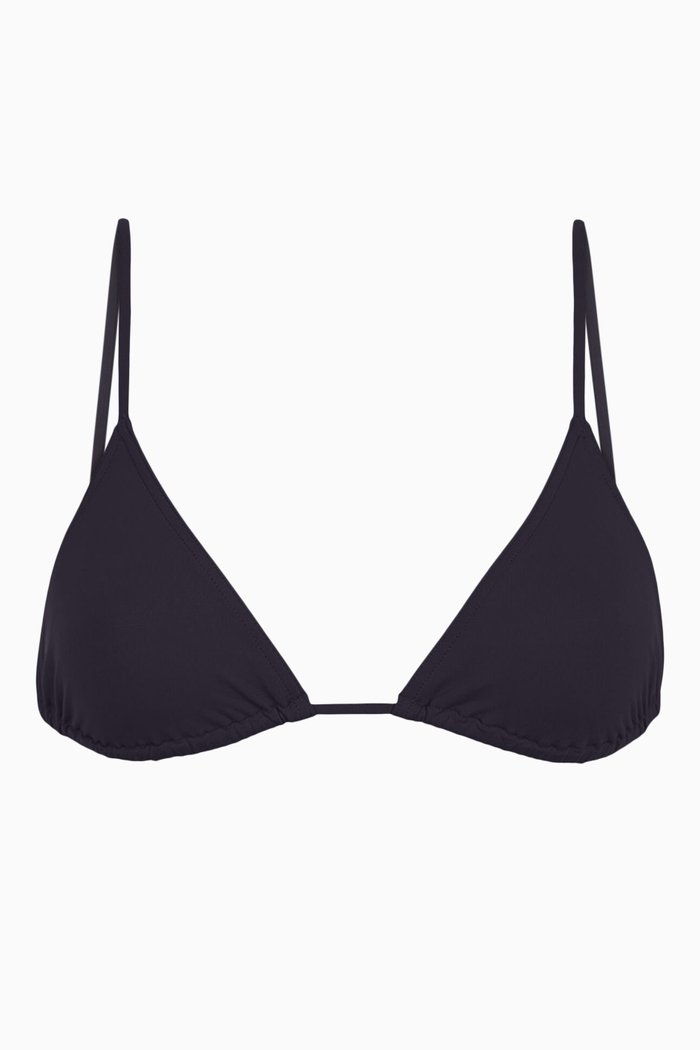 

Mouna Triangle Bikini Top, Blue