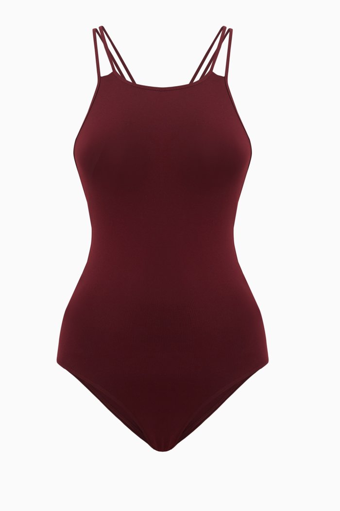 

Copaïba Tank One-piece Swimsuit, Brown