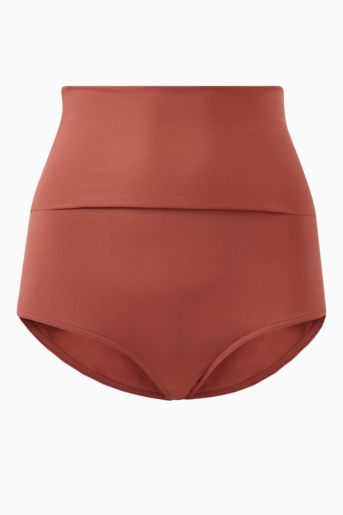 

Gredin High-waist Bikini Briefs, Brown