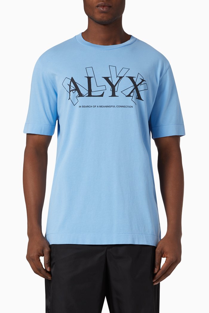 

2X Logo T-shirt in Cotton Jersey, Blue
