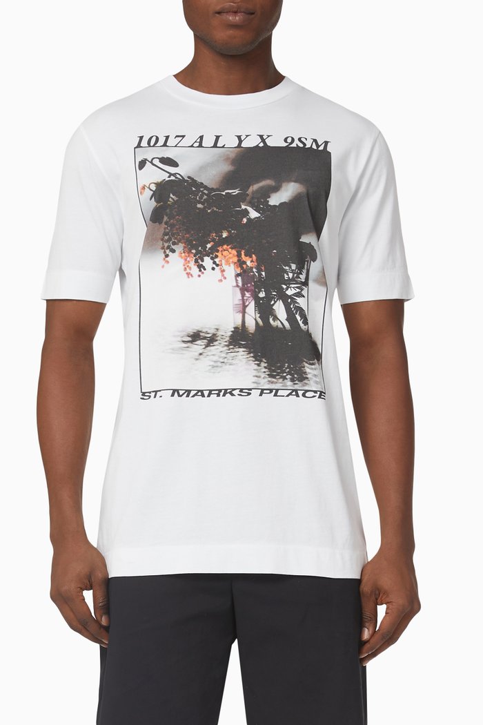 

Alyx Icon Flower T-shirt in Cotton-jersey, White