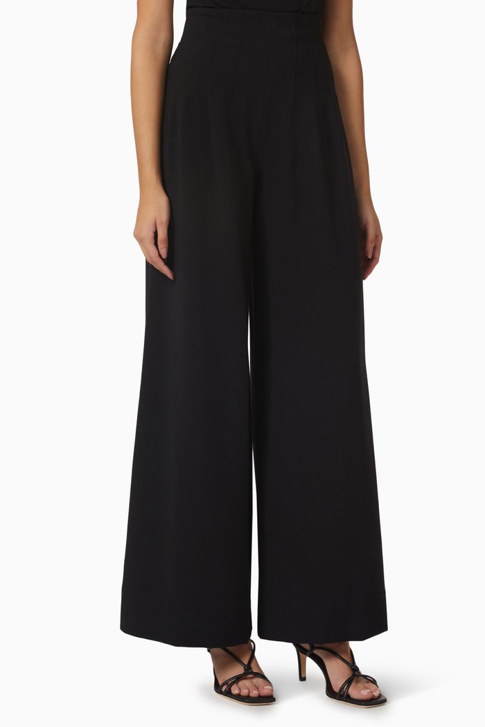 

Caleb Pants in Stretch Crepe, Black