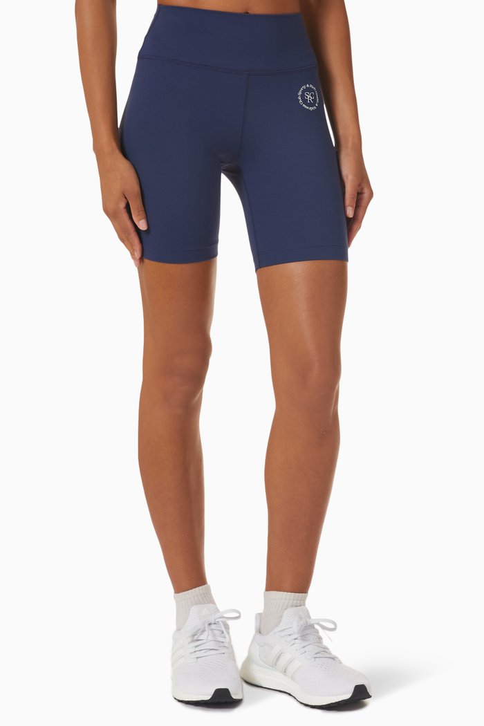 SRHWC Biker Shorts in Stretch-nylon, Blue