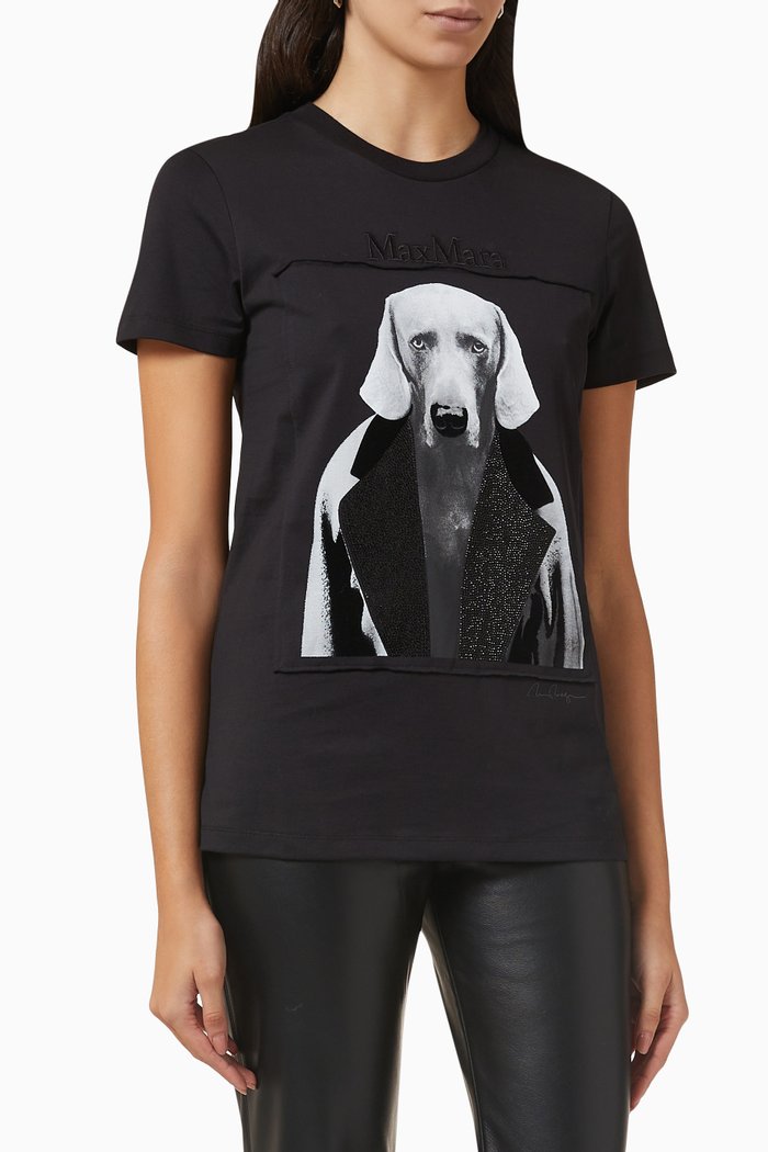 

MMDog T-shirt in Jersey, Black