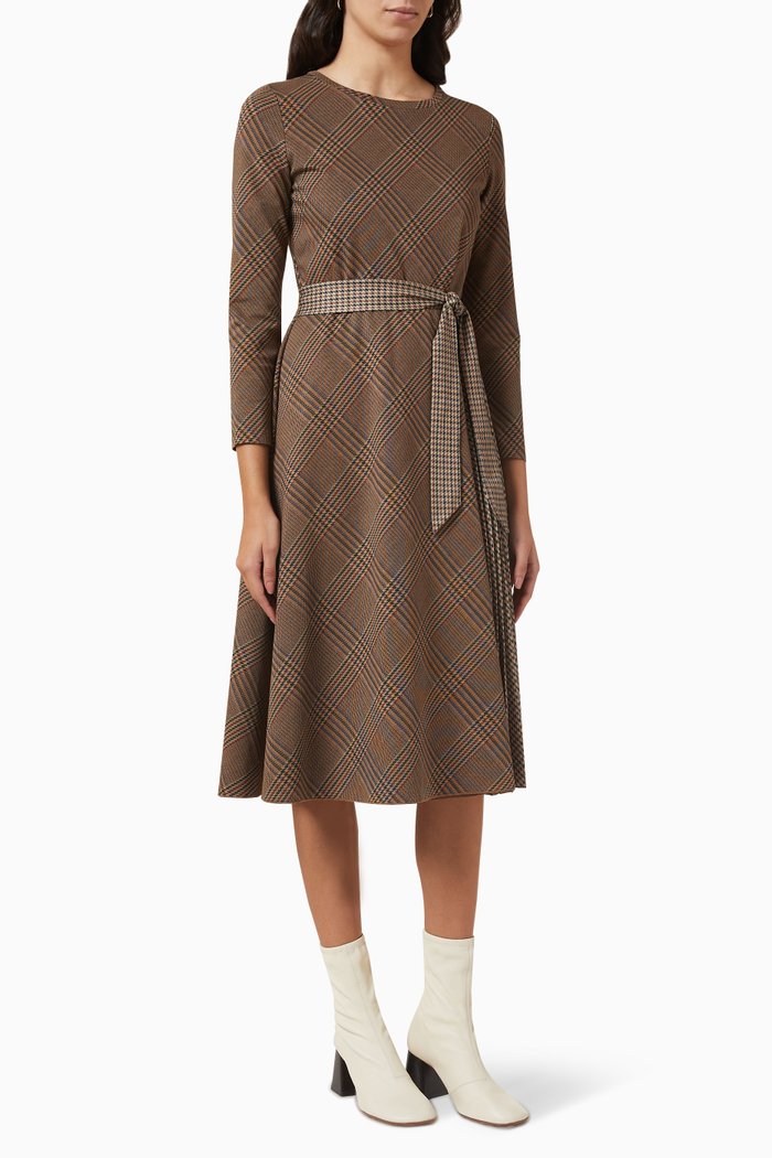

Pietra Midi Dress in Jersey, Brown