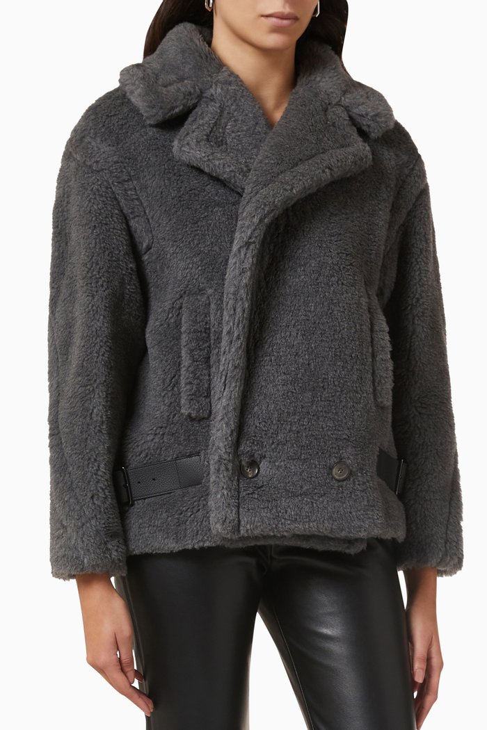 

Rosita Coat in Alpaca-wool, Grey