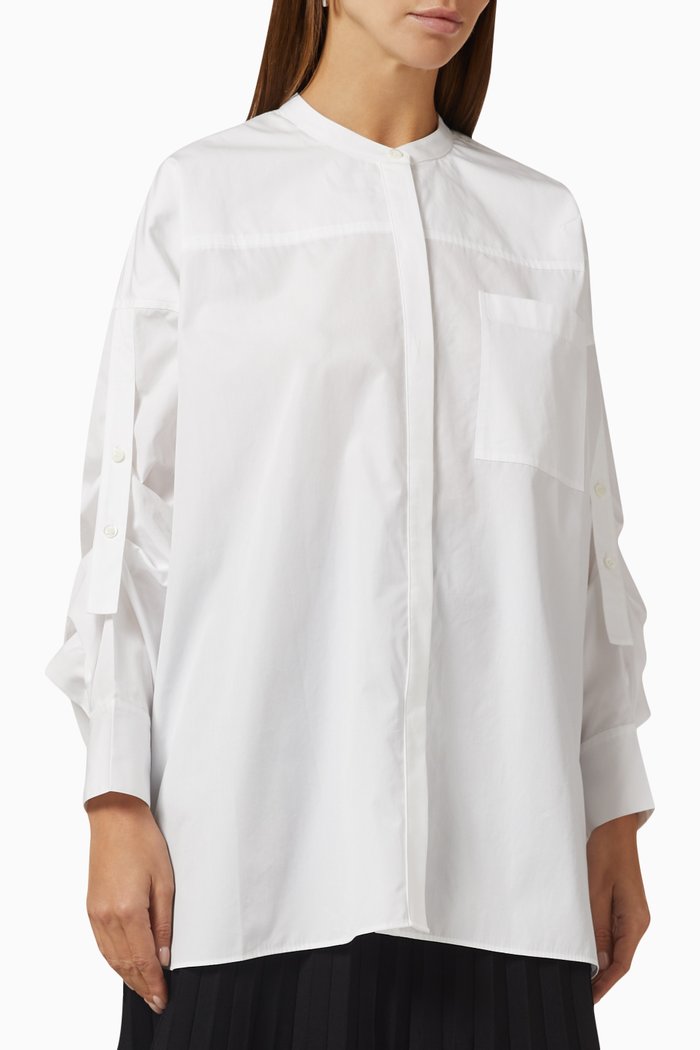 

Classic Shirt in Cotton Poplin, White