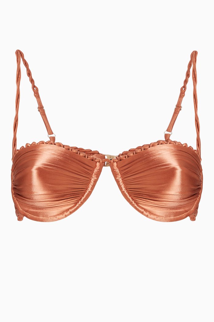Twigs Bikini Bra, Red