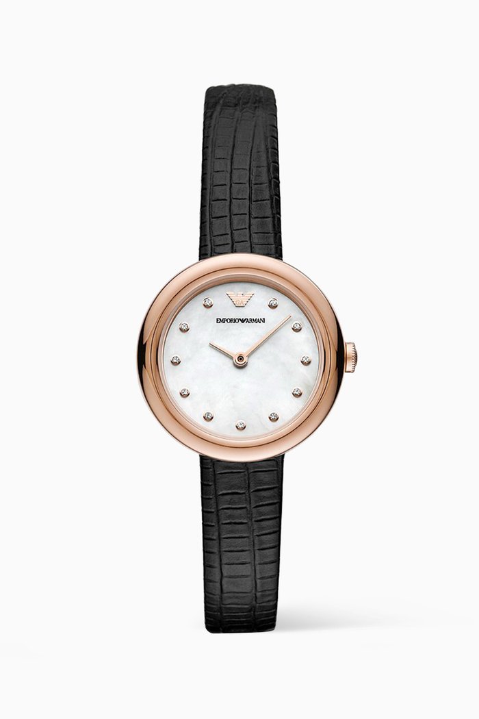 

Rosa Automatic Watch, 30mm, Black