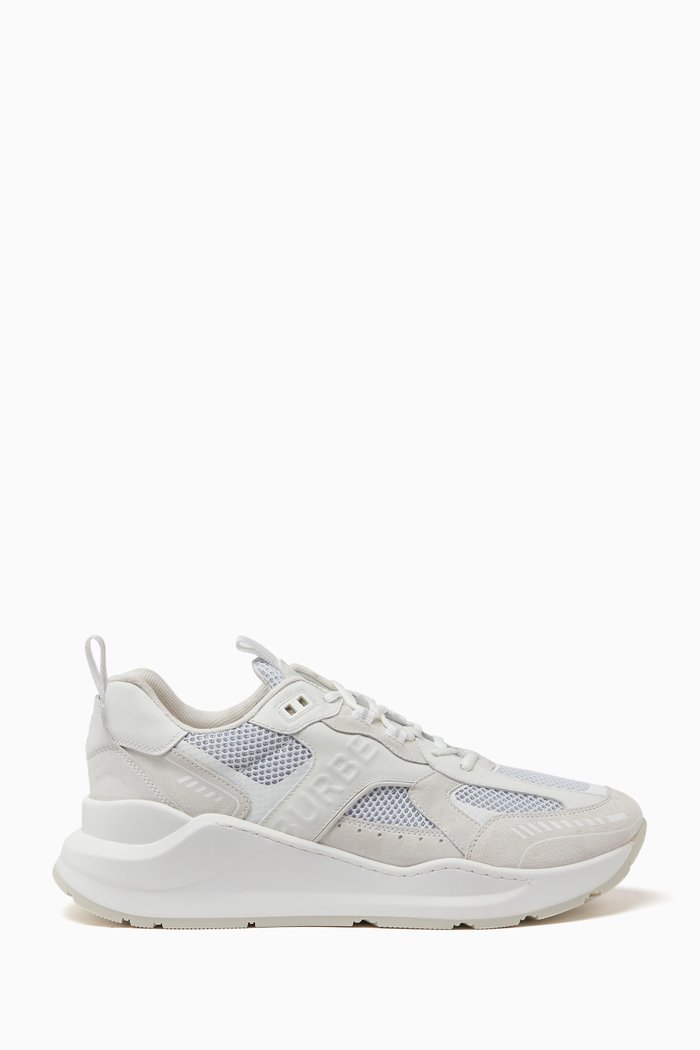 

Sean Sneakers in Mesh & Suede, White