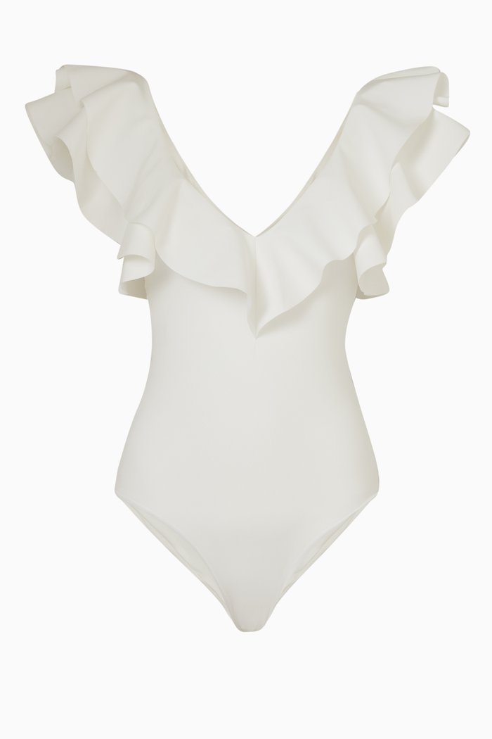 

Santa One-piece Swimsuit, White