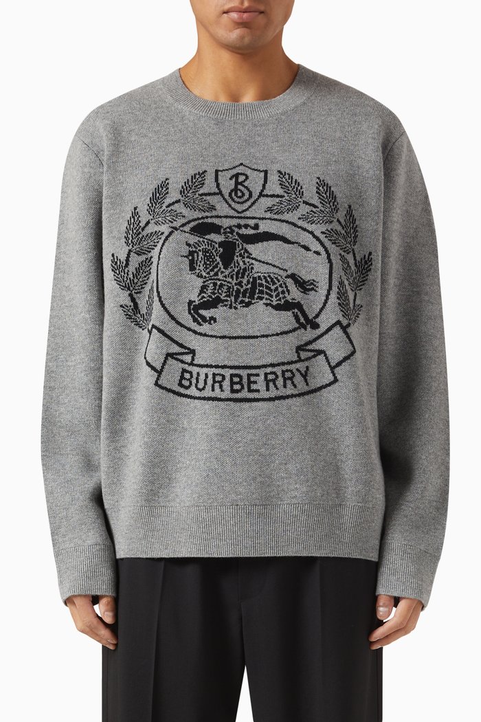 

Irving Oversized Sweater in Wool, Grey