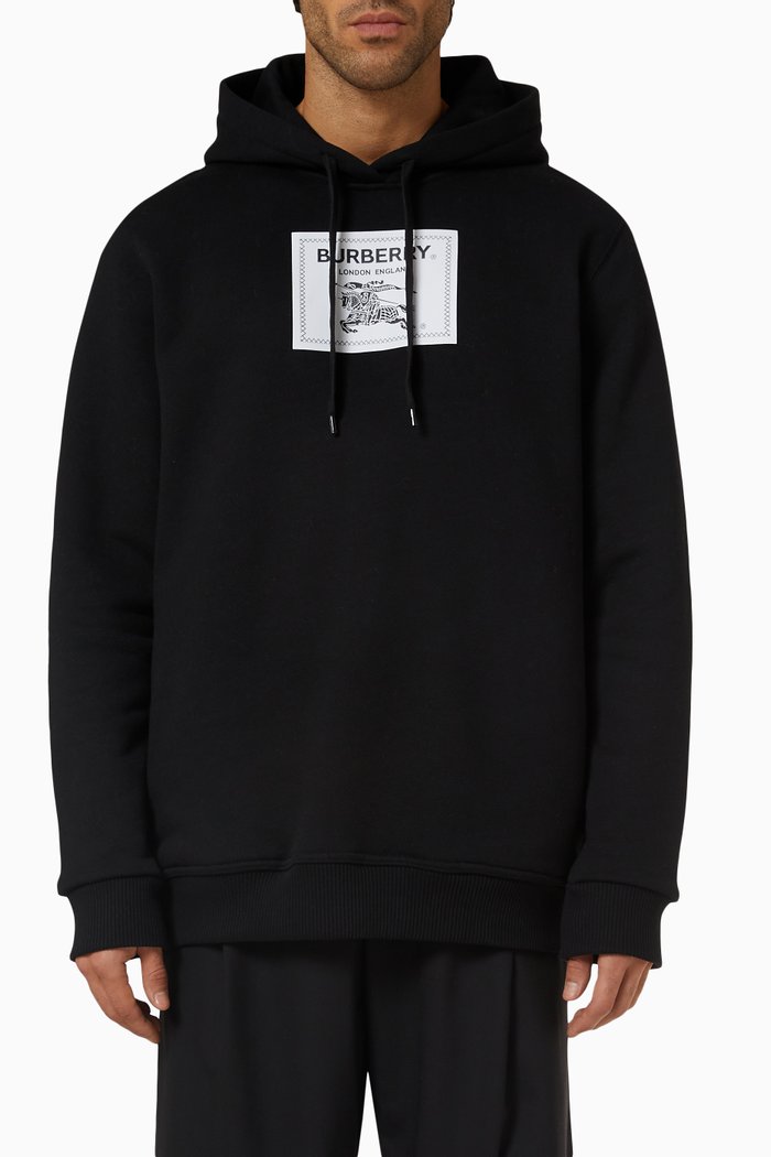 

Lyttel Hoodie in Cotton, Black