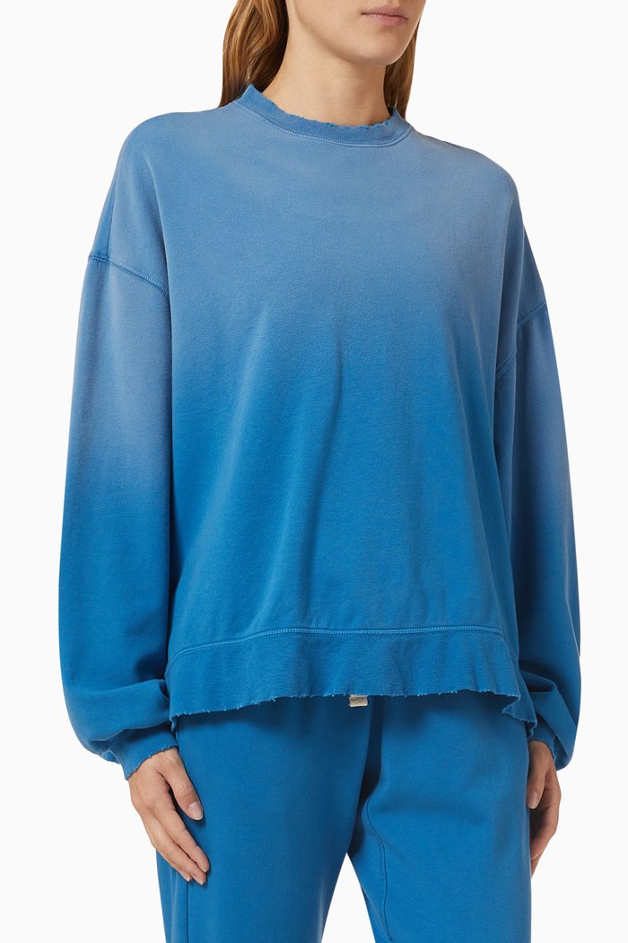 

Erin Sweatshirt in Fleece, Blue