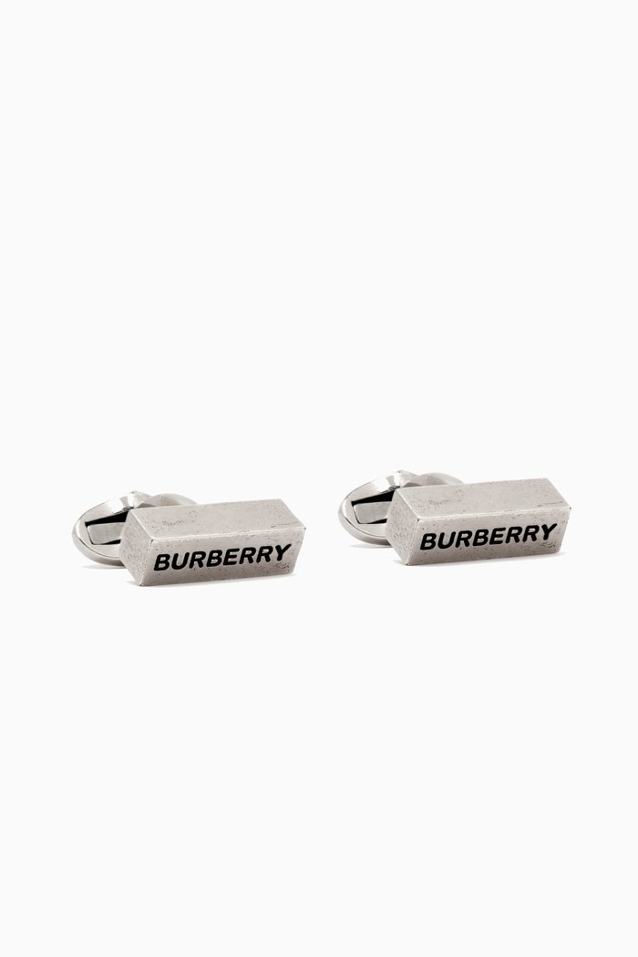 

Logo Cufflinks in Palladium-plated Brass, Silver