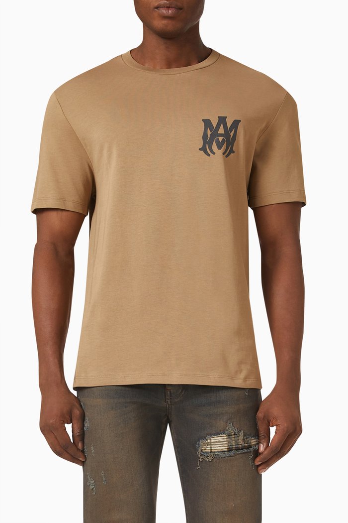 

MA Logo T-shirt in Cotton Jersey, Neutral