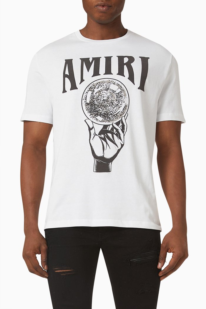 

Crystal Ball T-shirt in Cotton, White