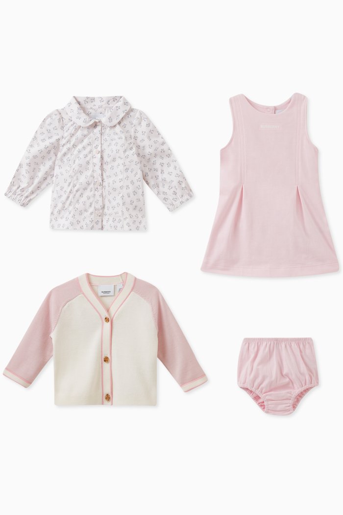 Georgina Set in Cotton, Pink