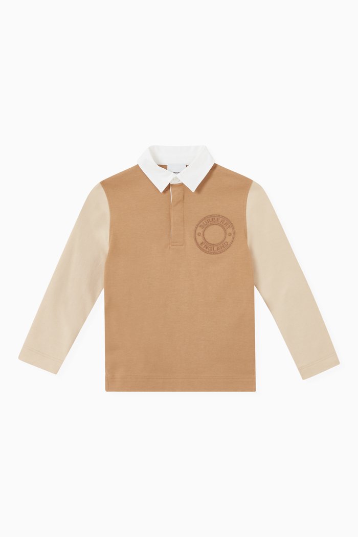 

Logo Polo Shirt in Cotton, Neutral