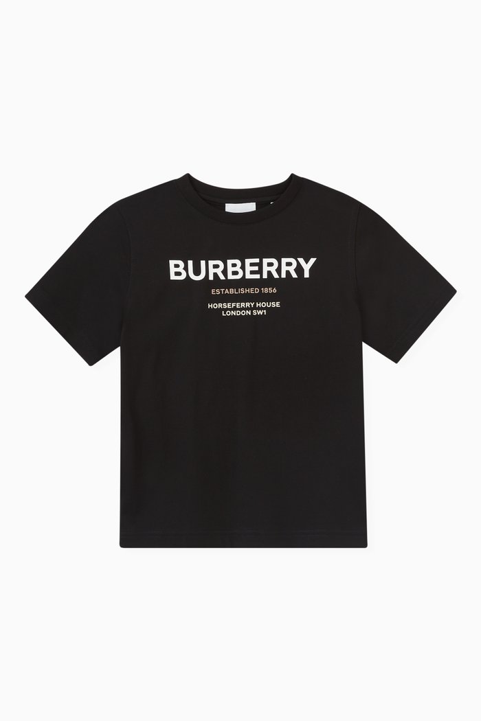 

Logo T-shirt in Cotton, Black