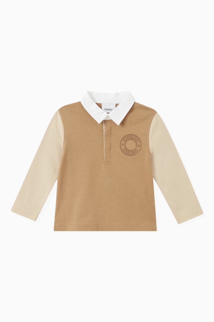 

Logo Polo Shirt in Cotton, Neutral