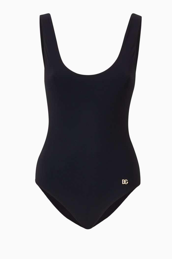 

Racing One-piece Swimsuit, Black