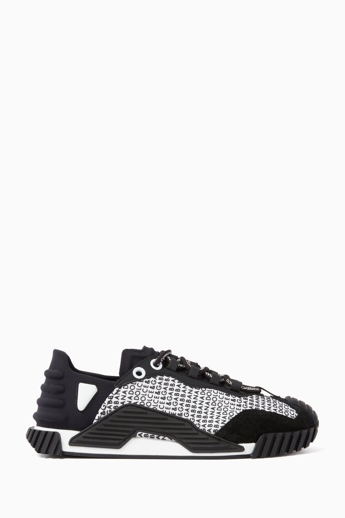 

NS1 Slip-on Sneakers in Technical Fabric, Black