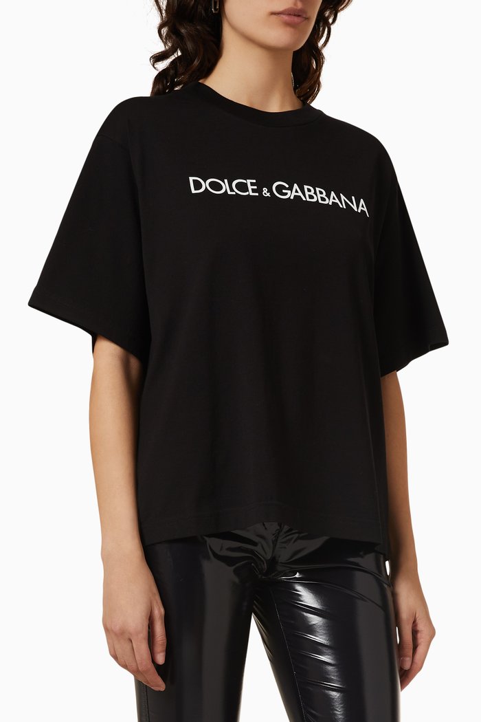 

Logo T-shirt in Jersey, Black