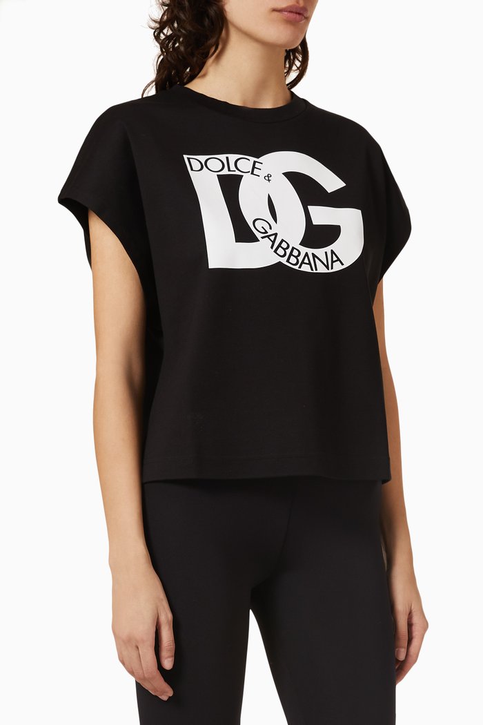 

Logo T-shirt in Jersey, Black