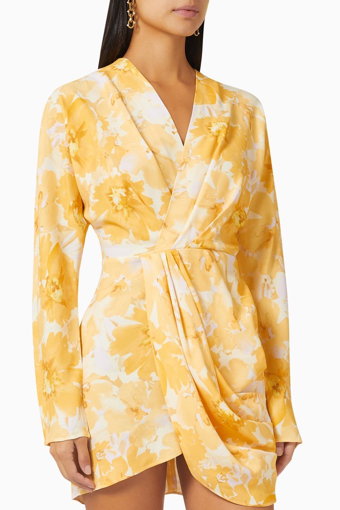 

Maeve Mini Dress in Viscose, Yellow
