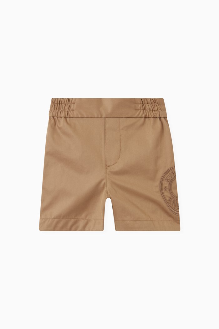 

Romeo Logo Shorts in Cotton, Neutral