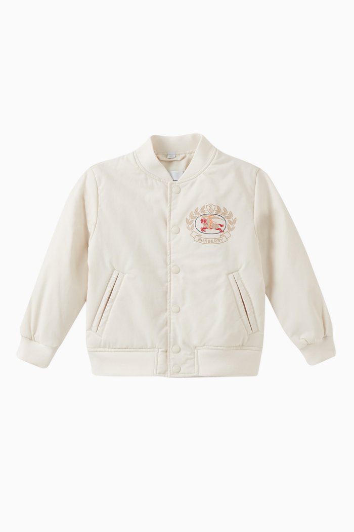 

Logo Bomber Jacket in Polyester, Neutral