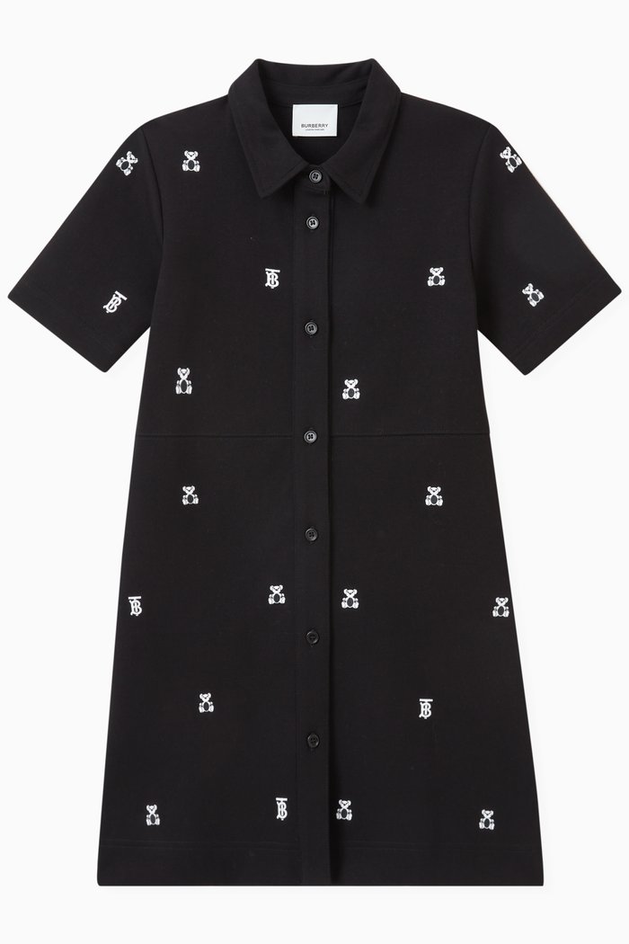 

Romola Dress in Cotton-blend, Black