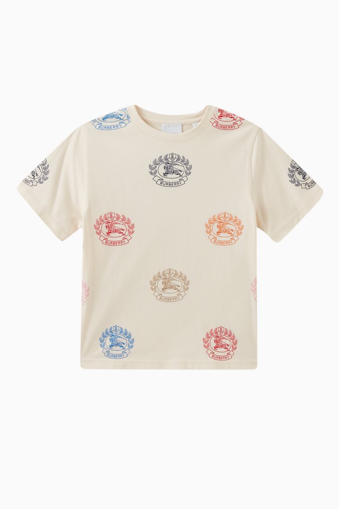

Sidney Logo T-shirt in Cotton, Neutral