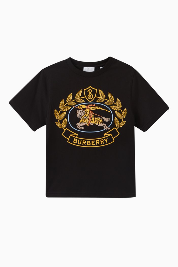 

Sidney Logo T-shirt in Cotton, Black