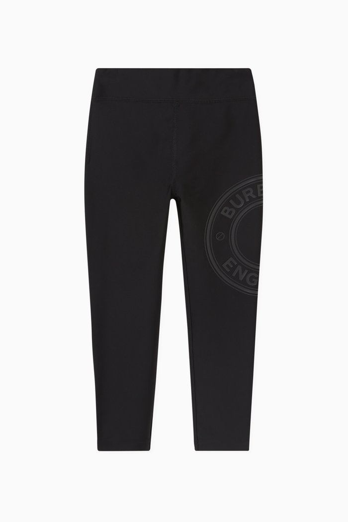 

Gina Logo Leggings in Nylon, Black