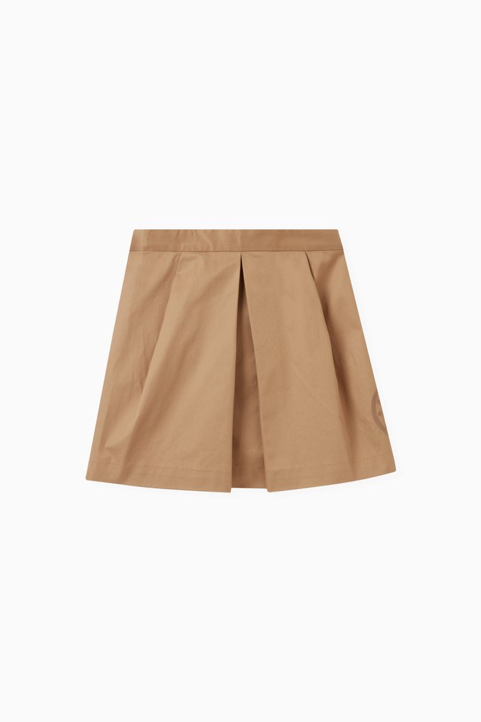

Myrtle Mini Skirt in Cotton, Neutral