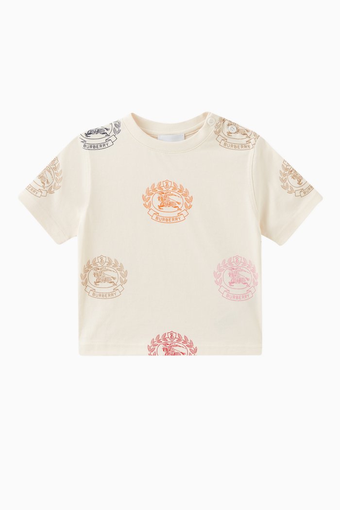 

Sidney Logo T-shirt in Cotton, Neutral