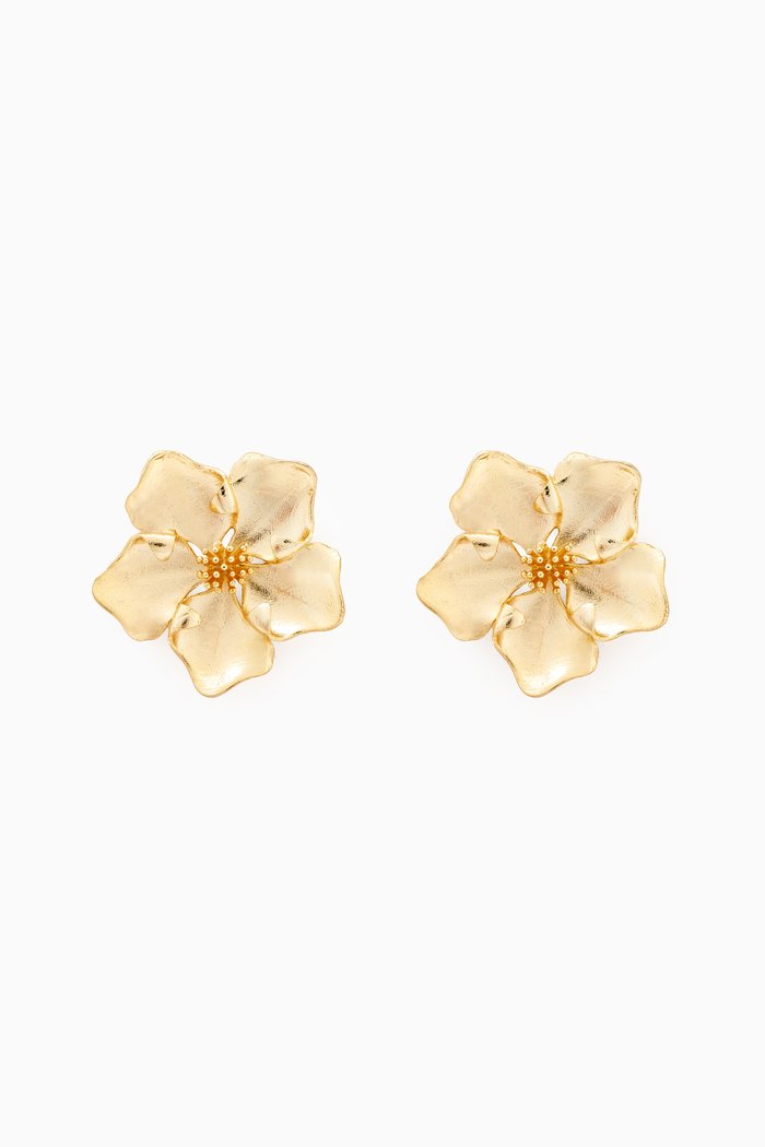 

Iys Earrings in 18kt Gold-plated Brass