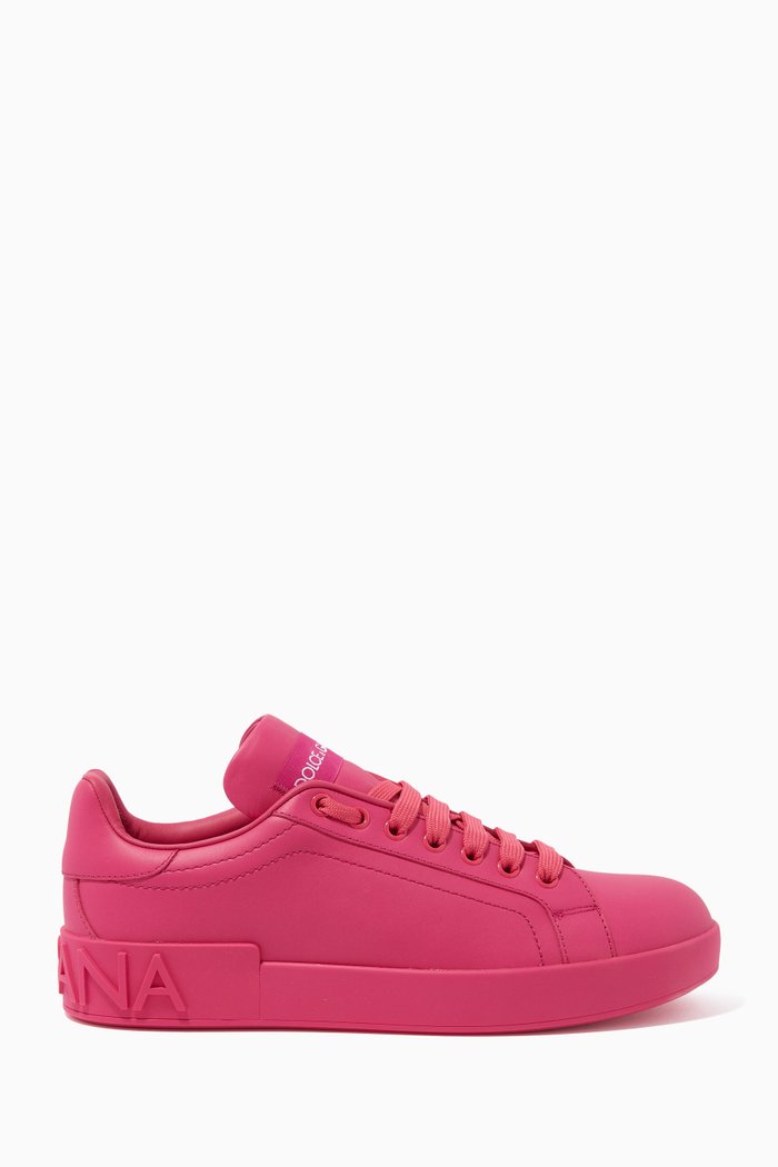 

Portofino Sneakers in Leather, Pink