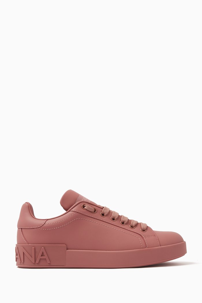 

Portofino Sneakers in Leather, Pink