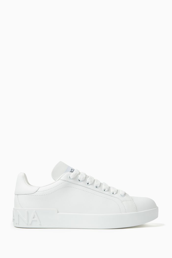 

Portofino Sneakers in Leather, White