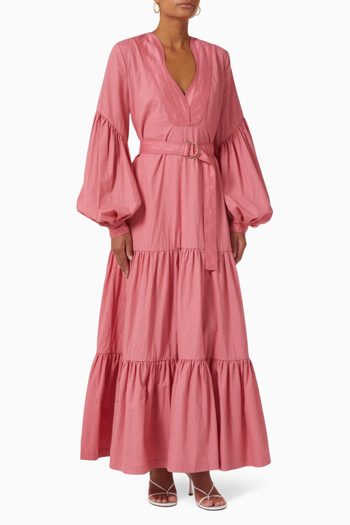 

Morley Maxi Dress in Cotton-blend, Pink