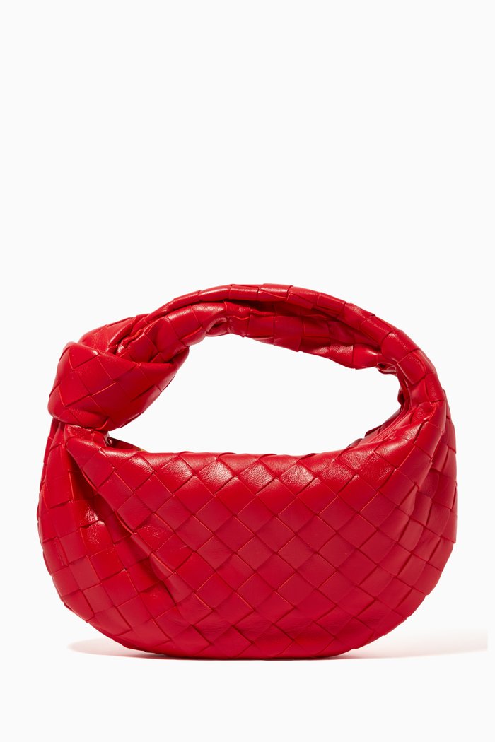 

The Mini Jodie Bag in Intrecciato Nappa, Red