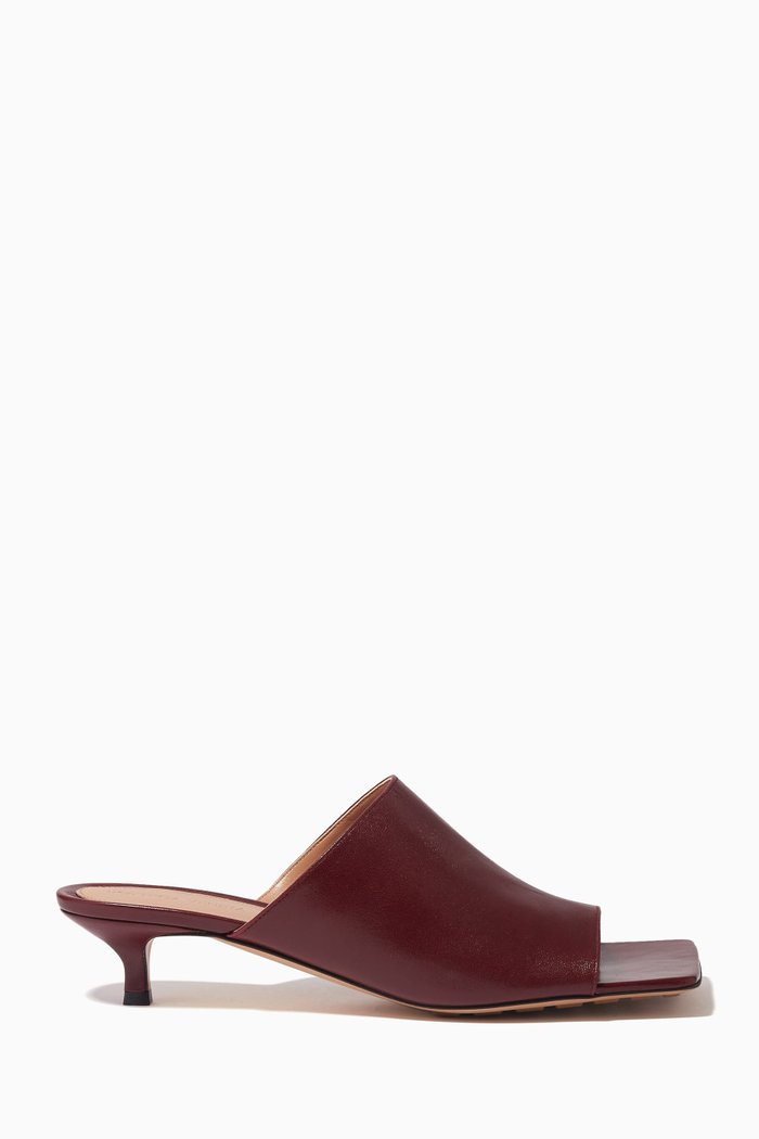 

Stretch 40 Mules in Nappa, Burgundy