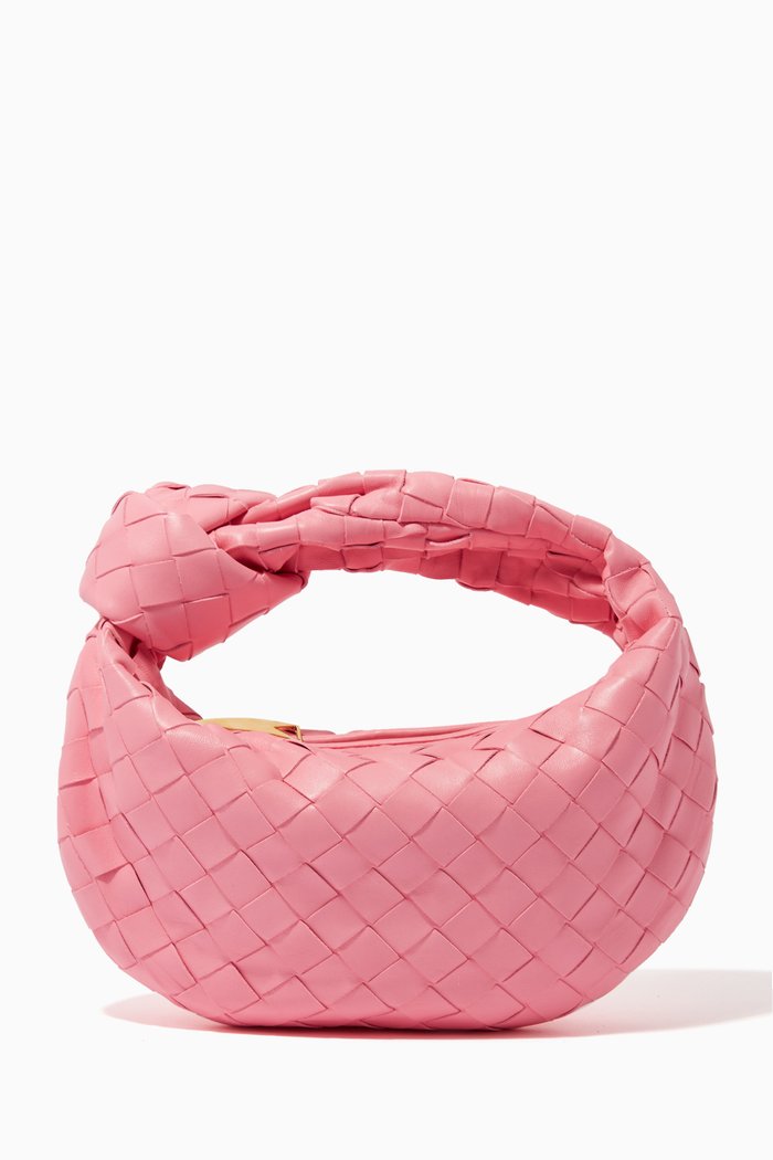 

Mini Jodie Bag in Intrecciato Nappa, Pink