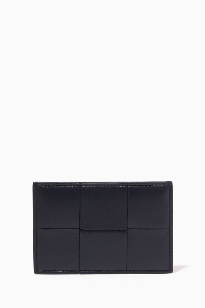 

Card Case in Intrecciato Nappa, Blue