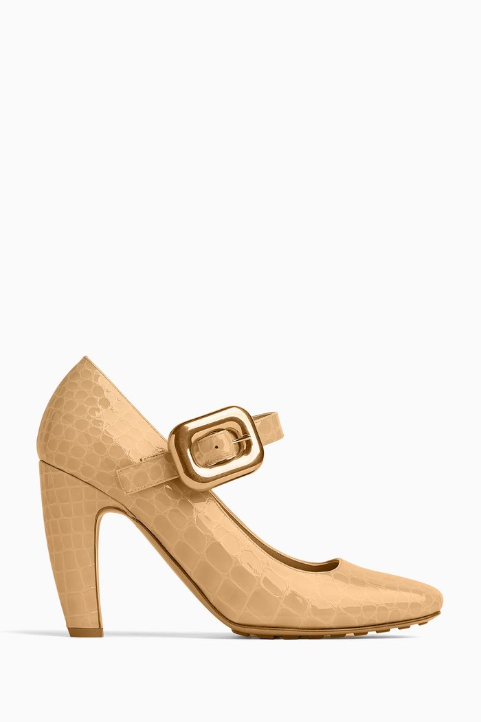 

Mostra Mary Jane Pumps in Calfskin, Neutral