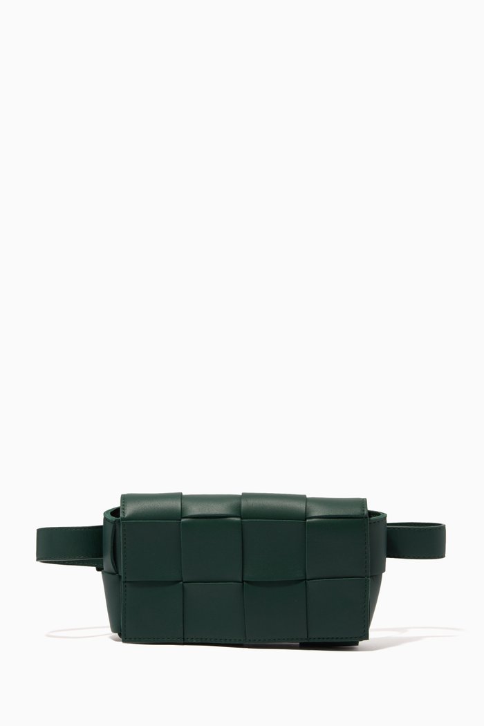 

The Belt Cassette Bag in Nappa, Green
